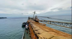 PCG starts oil recovery operation on MV Mirola 1 in Mariveles